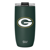 NFL Voyager Tumbler with Clear Flip Lid & Straw