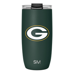 NFL Voyager Tumbler with Clear Flip Lid & Straw