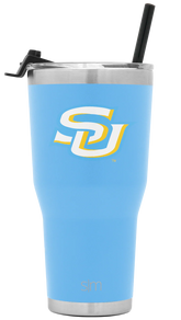 Collegiate Cruiser Tumbler with Flip Lid and Straw