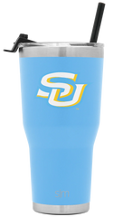 Collegiate Cruiser Tumbler with Flip Lid and Straw