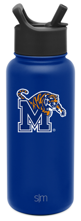 Collegiate Summit Water Bottle with Straw Lid