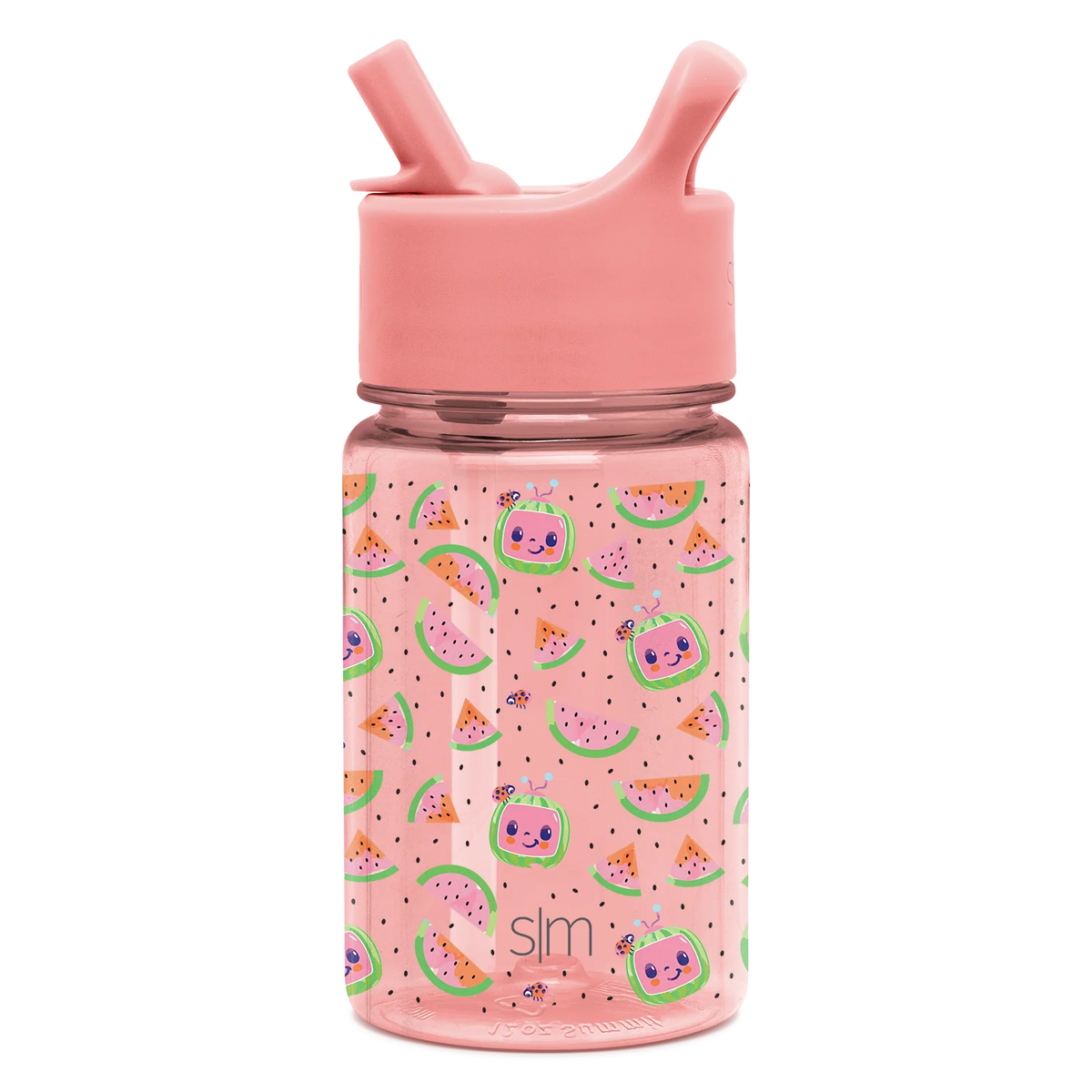 Summit Kids Plastic Water Bottle with Straw Lid